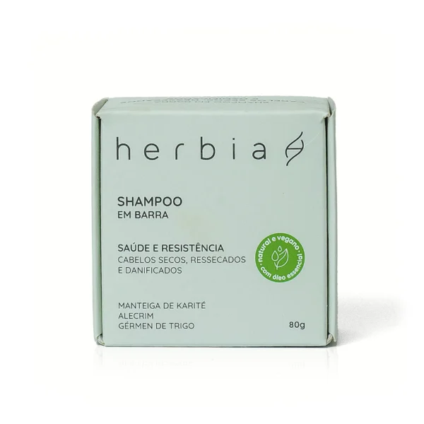 Shampoo em barra Cabelos Secos, Ressecados e Danificados - HERBIA - Imagem 2