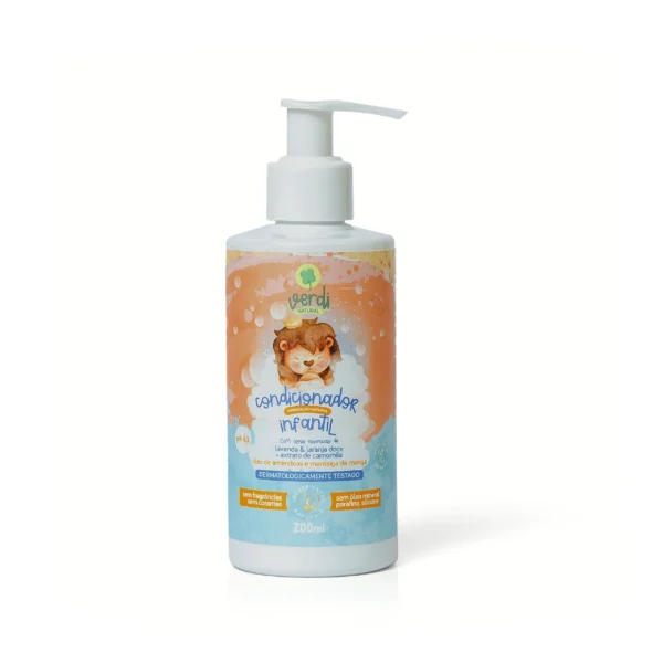 Condicionador Infantil Natural de Lavanda, Laranja e Camomila - Verdi Natural