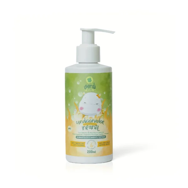 Condicionador Infantil com Extratos de de Aloe Vera, Camomila e Óleos essenciais - Verdi Natural